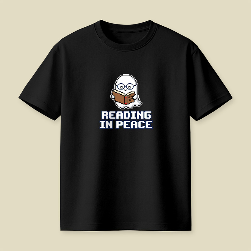 Reading Ghost In Peace Playful T-Shirt
