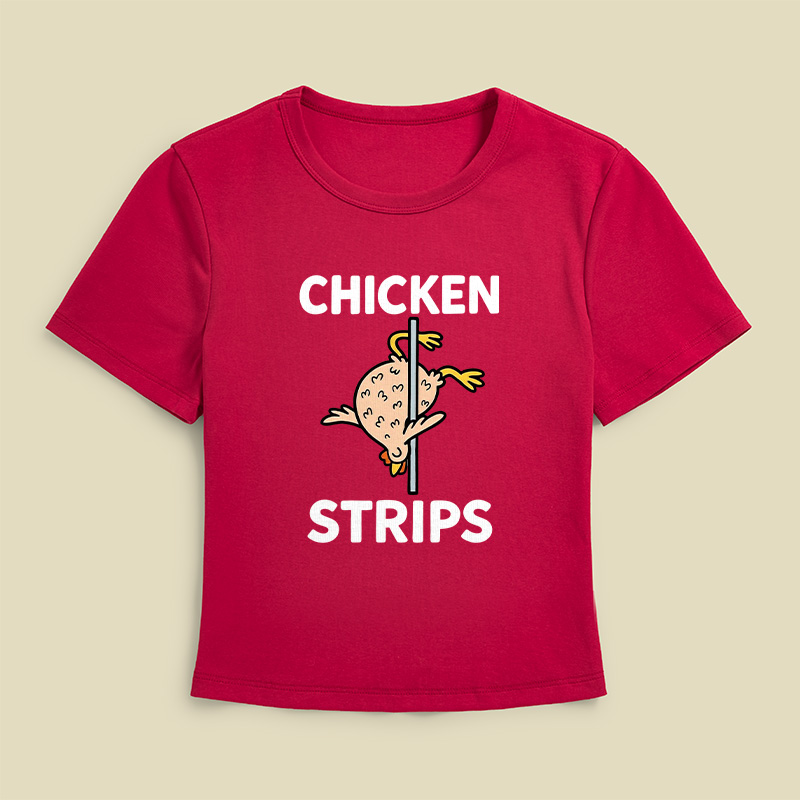 Chicken Strips Meme Geek Baby Tee