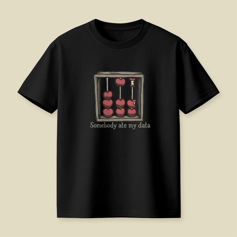 Somebody Ate My Data Playful T-Shirt