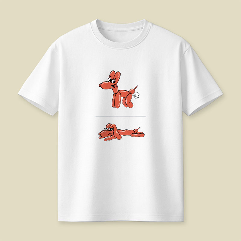 Oops Funny Balloon Dog Playful T-Shirt