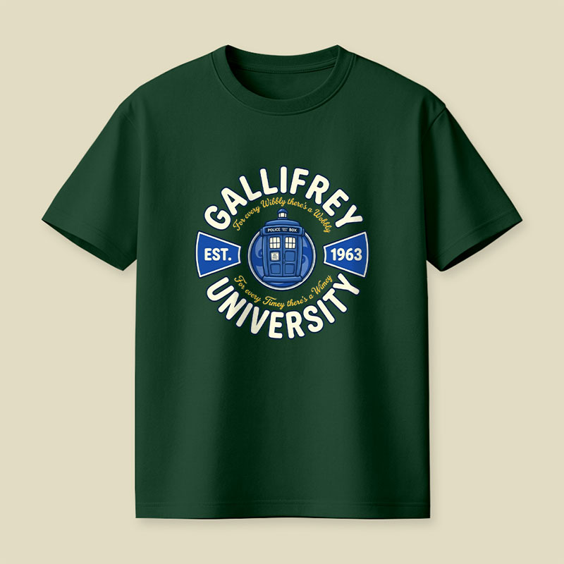 Gallifrey University Playful T-Shirt