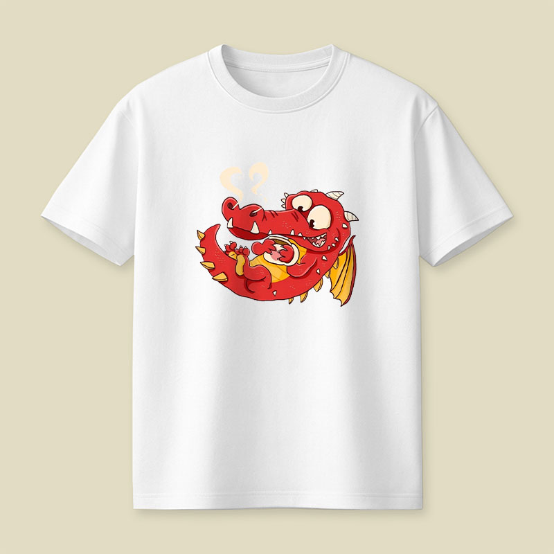 Kaffee Drache Playful T-Shirt