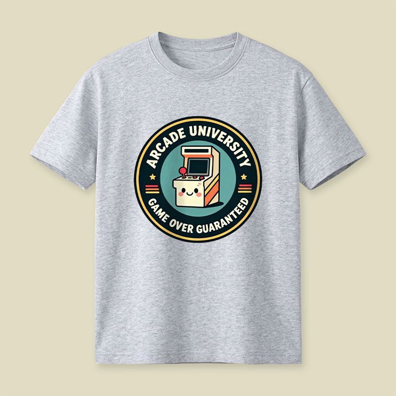 Arcade University Retro Playful T-Shirt