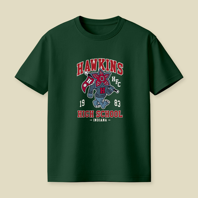 Demogorgon Hawkins High School Mascot Playful T-Shirt