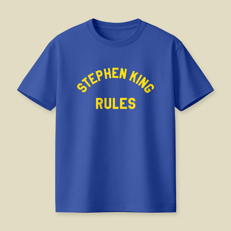 Stephen King Rules Playful T-Shirt