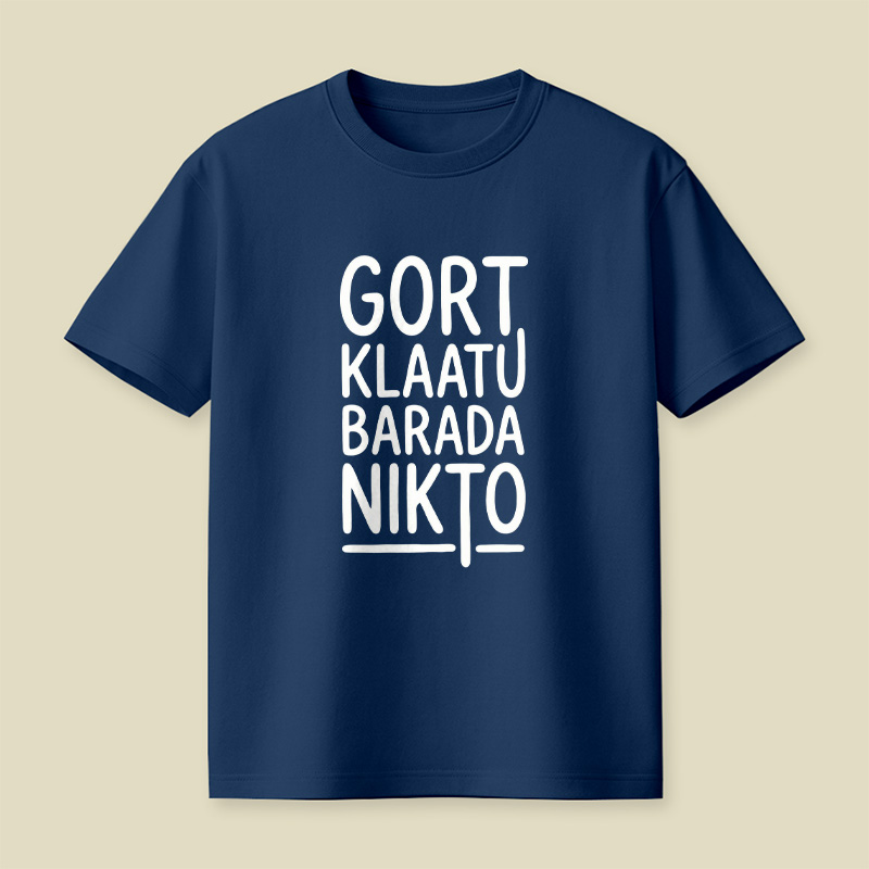 Klaatu Barada Nikto Playful T-Shirt