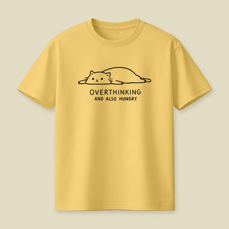 Overthinking And Also Hungry Playful T-Shirt