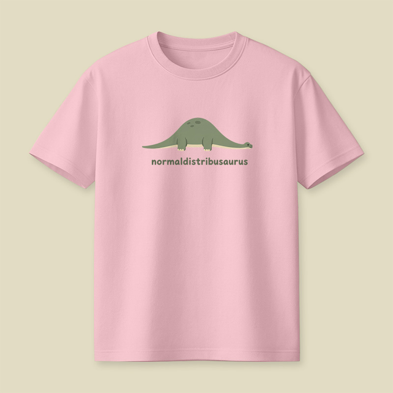 Normal Distribusaurus Playful T-Shirt