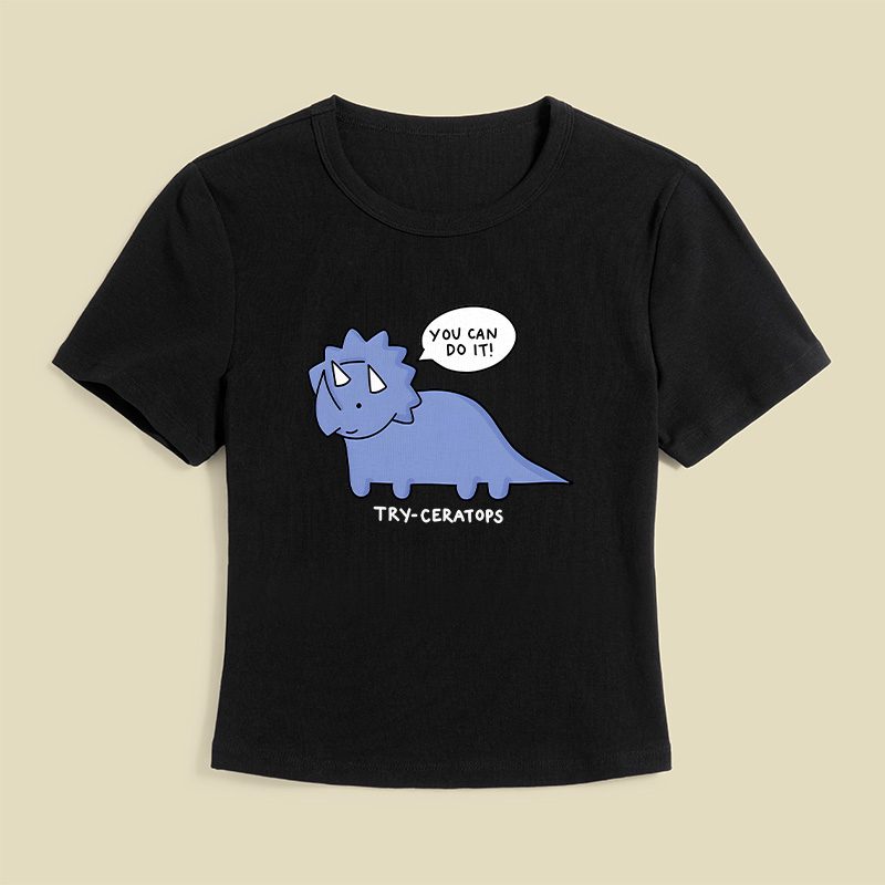 Try-ceratops Geek Baby Tee