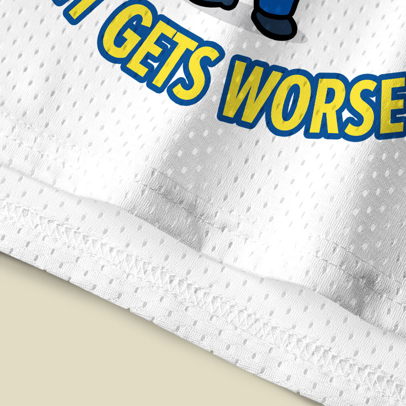 Hang In There It Gets Worse Mesh Tank Top