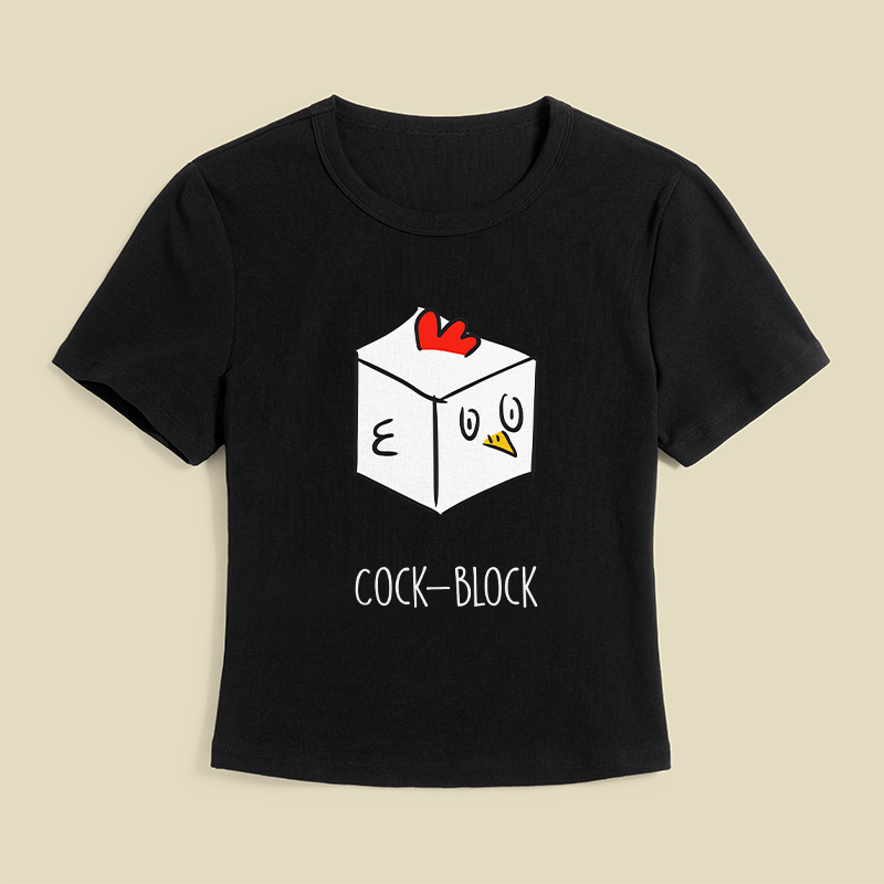 Cock-Block Geek Baby Tee