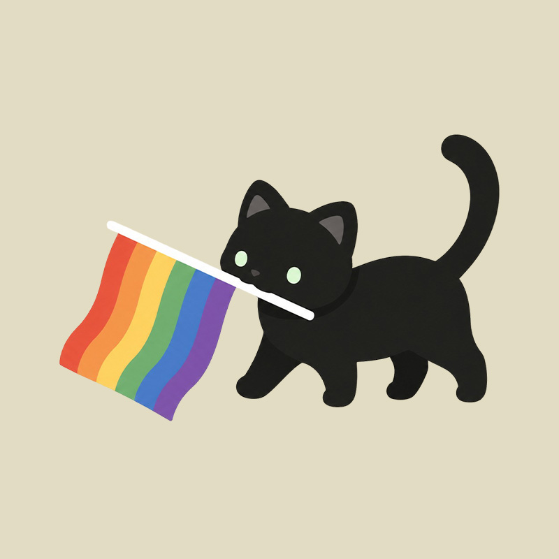 A Little Cat Friend Playful T-Shirt