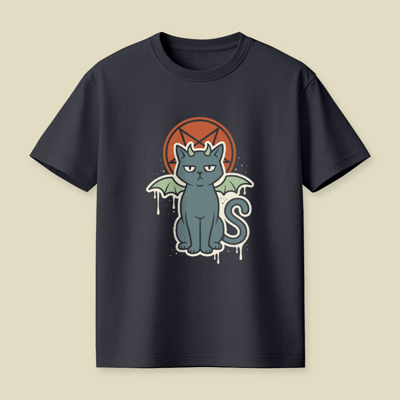 Demon Cat Playful T-Shirt