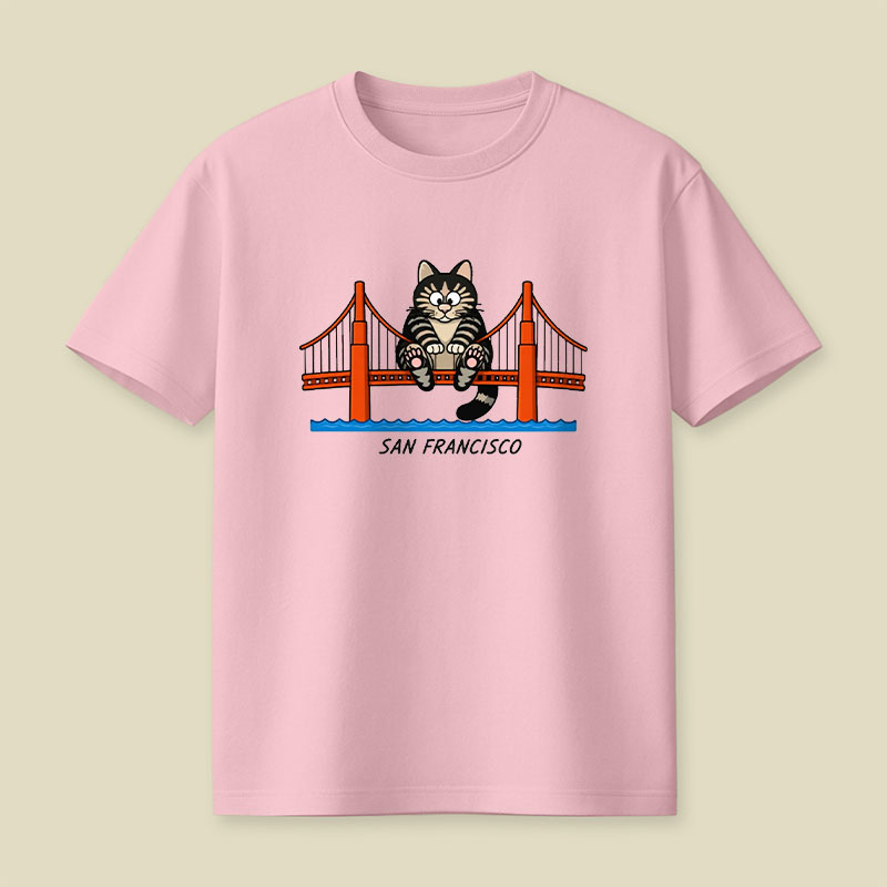 San Francisco Cat Playful T-Shirt