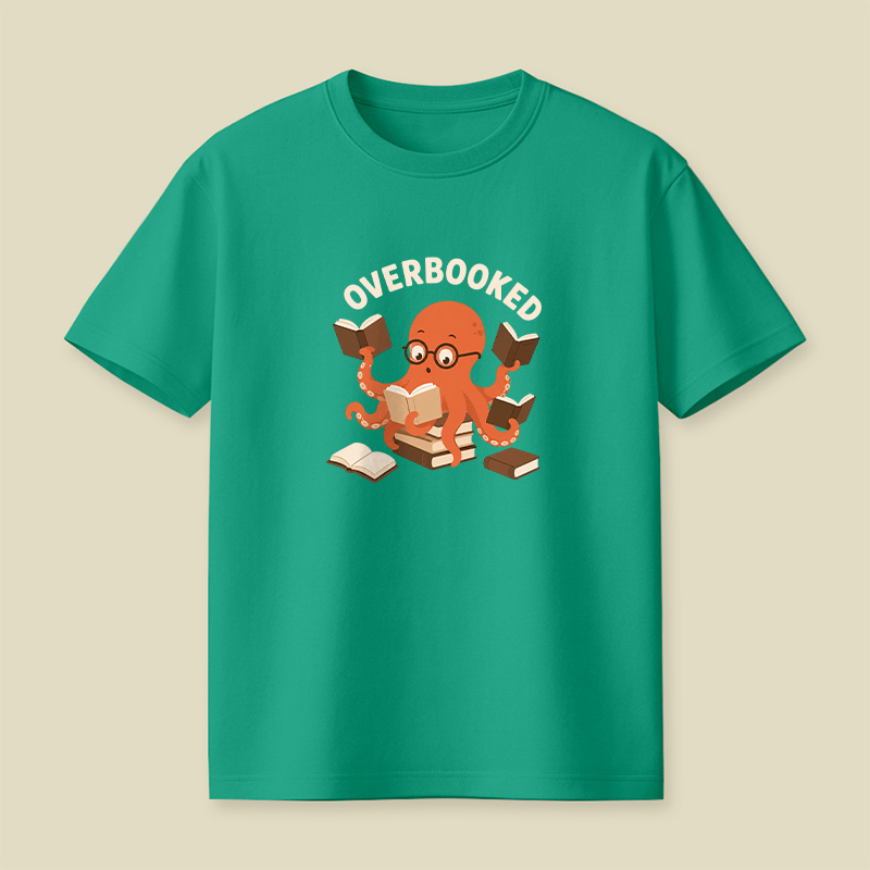 Overbooked Octopus Playful T-Shirt