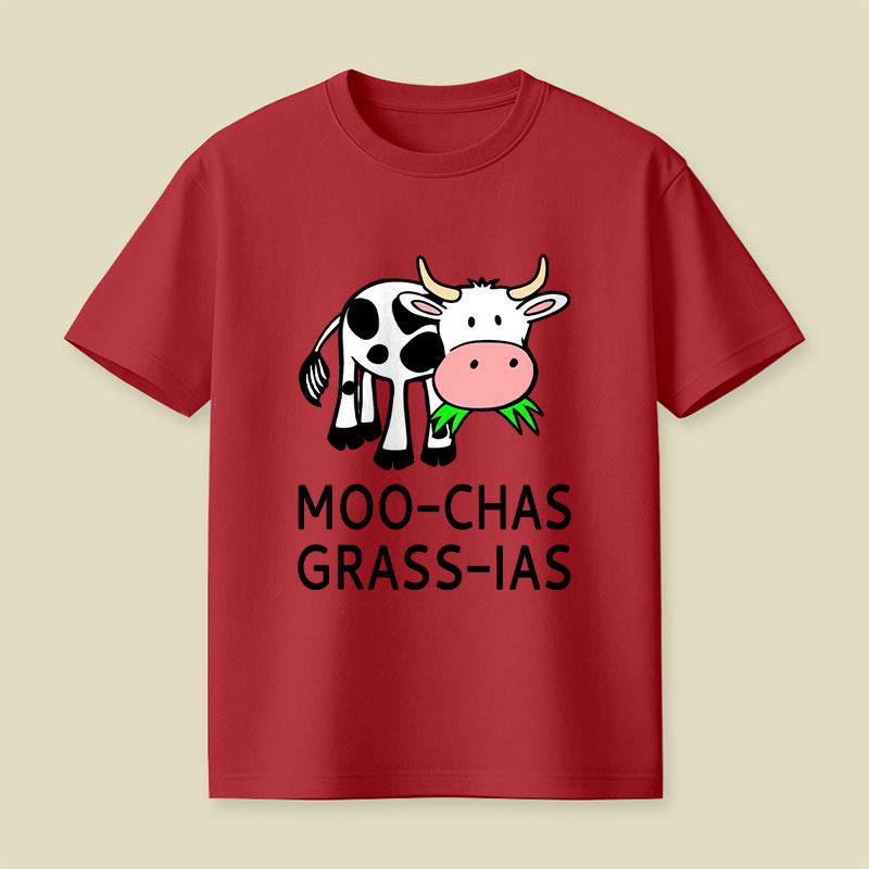 Moo-chas Grass-ias Playful T-Shirt