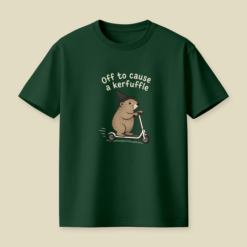 Off To Cause A Kerfuffle Playful T-Shirt