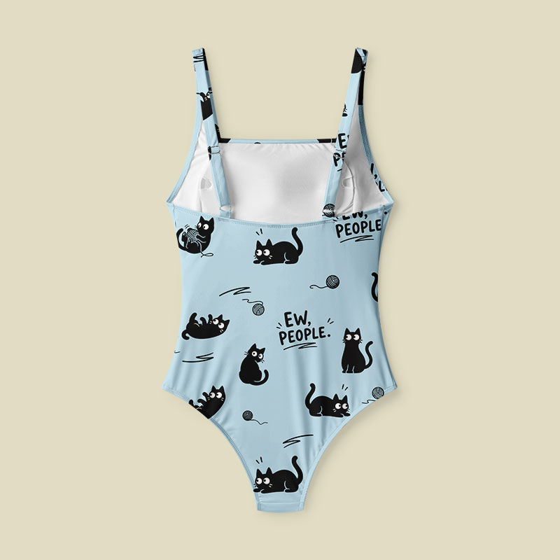 Ew People Tummy Control One Piece Swimsuit