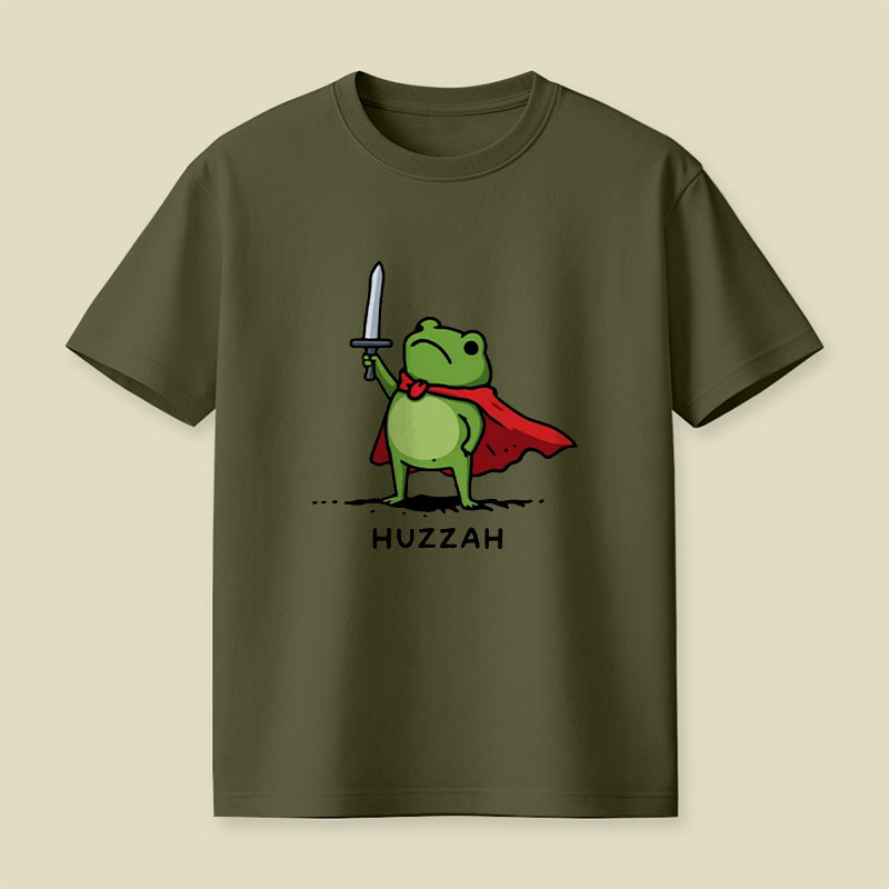 Huzzah Frog Playful T-Shirt