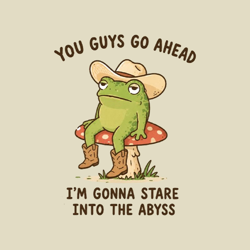 Im Gonna Stare Into The Abyss Playful T-Shirt