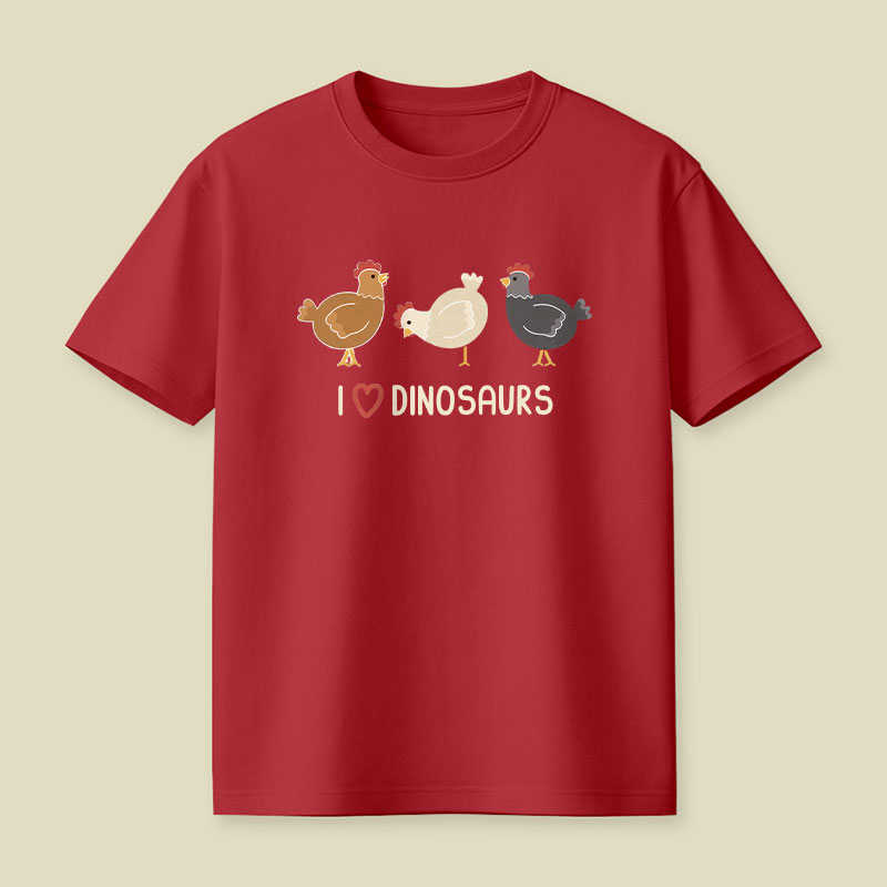 I Heart Dinosaurs Playful T-Shirt