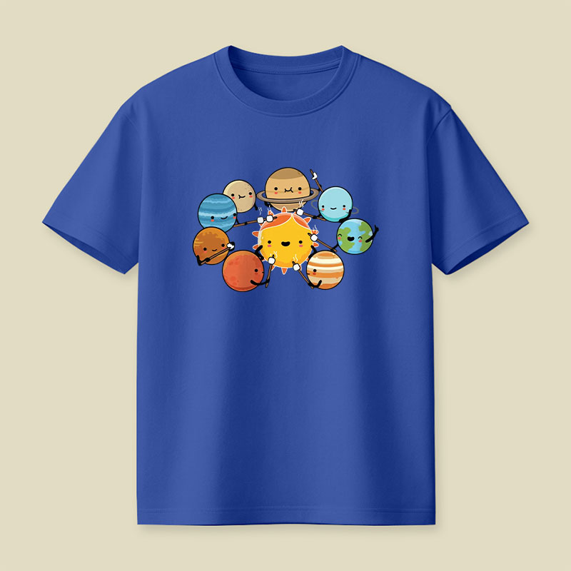 Planets Camping Playful T-Shirt