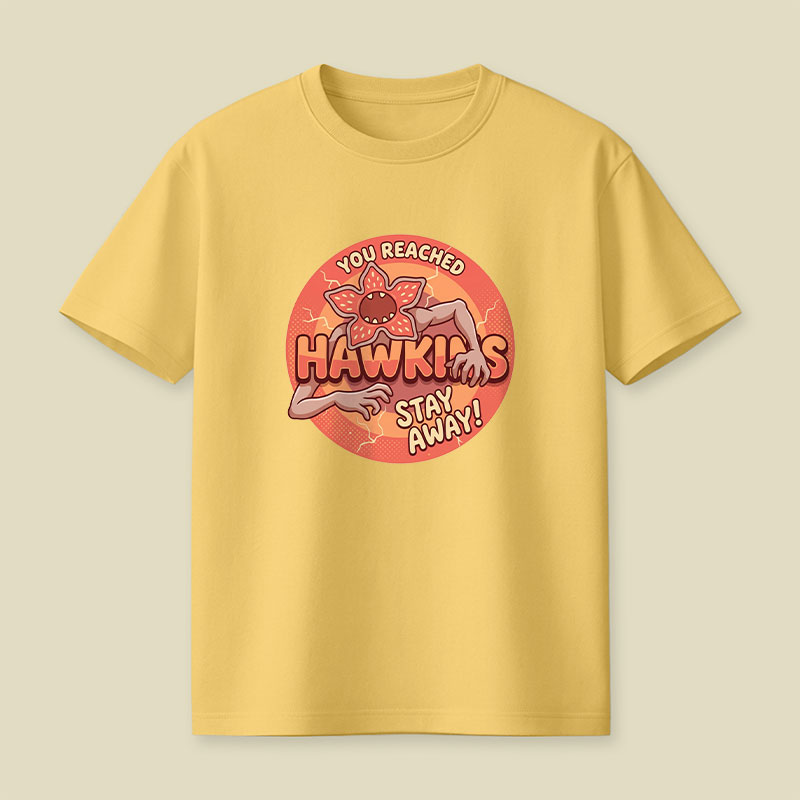 Stay Away from Hawkins Playful T-Shirt