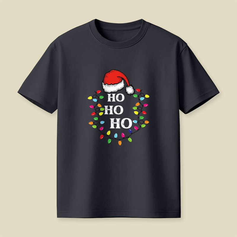 Ho Ho Ho Merry Christmas Playful T-Shirt