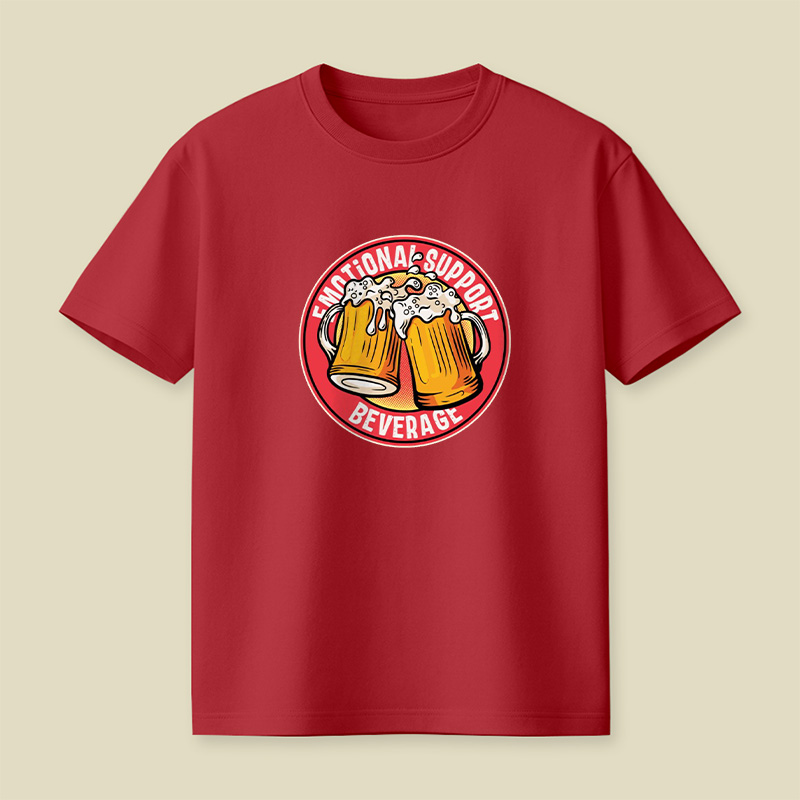 Emotional Support Beer Playful T-Shirt