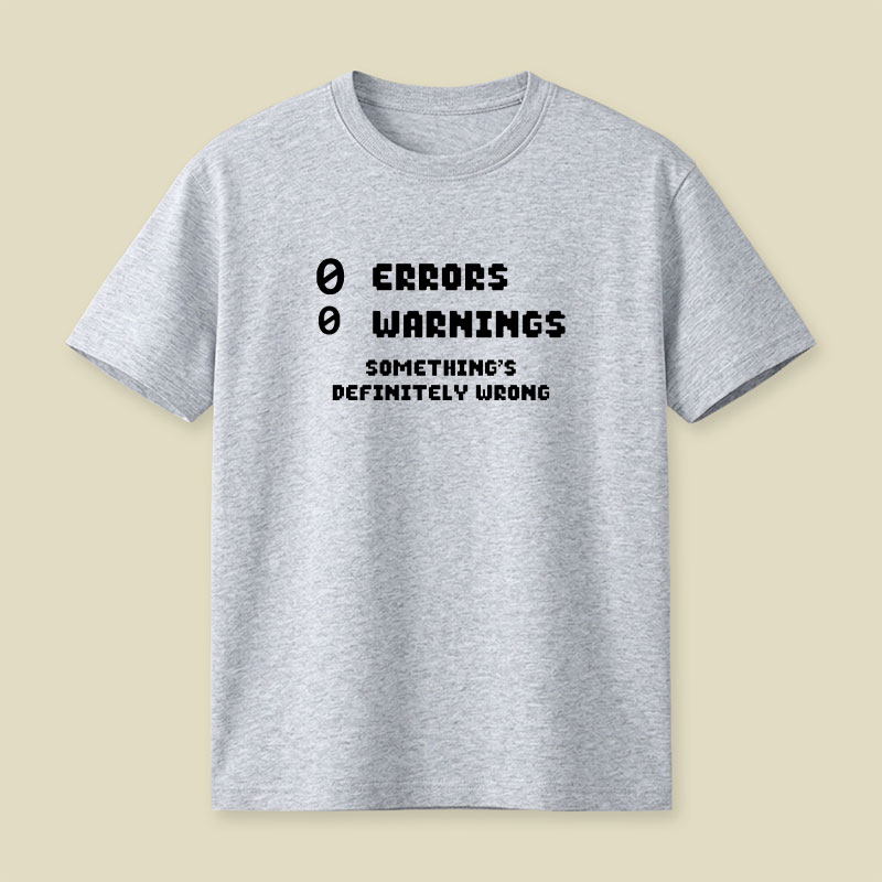 0 Errors 0 Warnings Playful T-Shirt