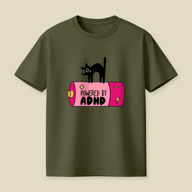 Powered By ADHD Playful T-Shirt