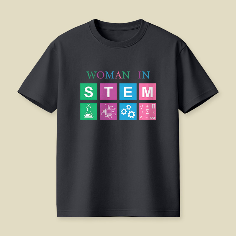 Woman In STEM Playful T-Shirt