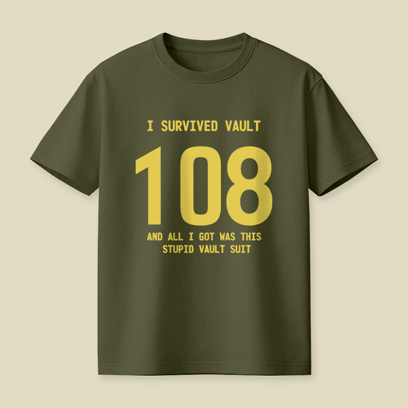 I Survived Vault 108 Playful T-Shirt