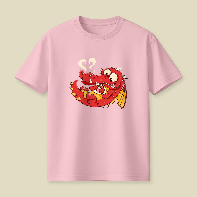 Kaffee Drache Playful T-Shirt