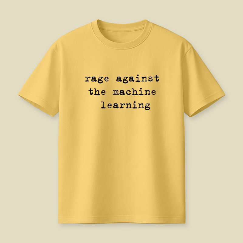 Machine Learning Rock Pun Playful T-Shirt