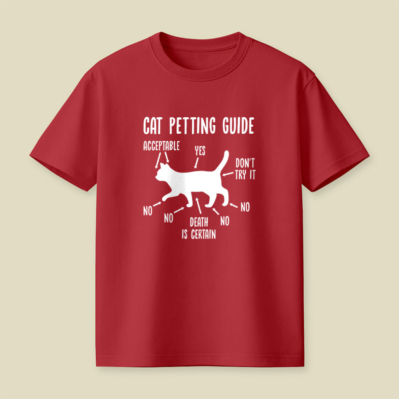 Cat Petting Guide Playful T-Shirt