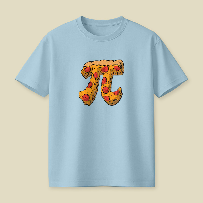 Pizza Pi Math Pun Playful T-Shirt