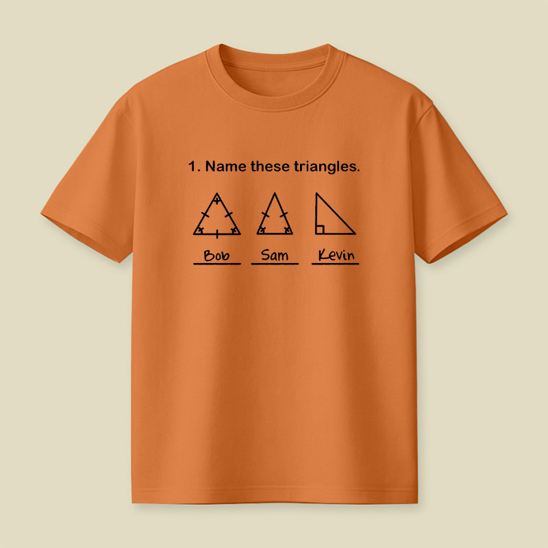Name These Triangles Playful T-Shirt