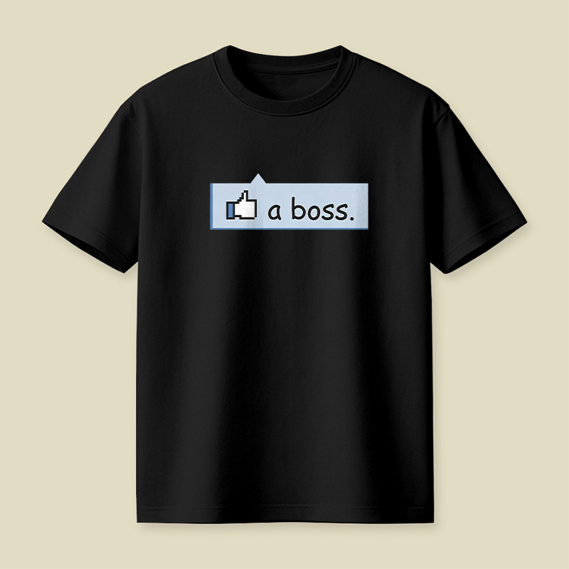 Facebook Like A Boss Playful T-Shirt