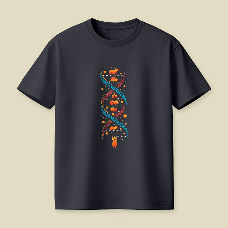 Capybara DNA Playful T-Shirt