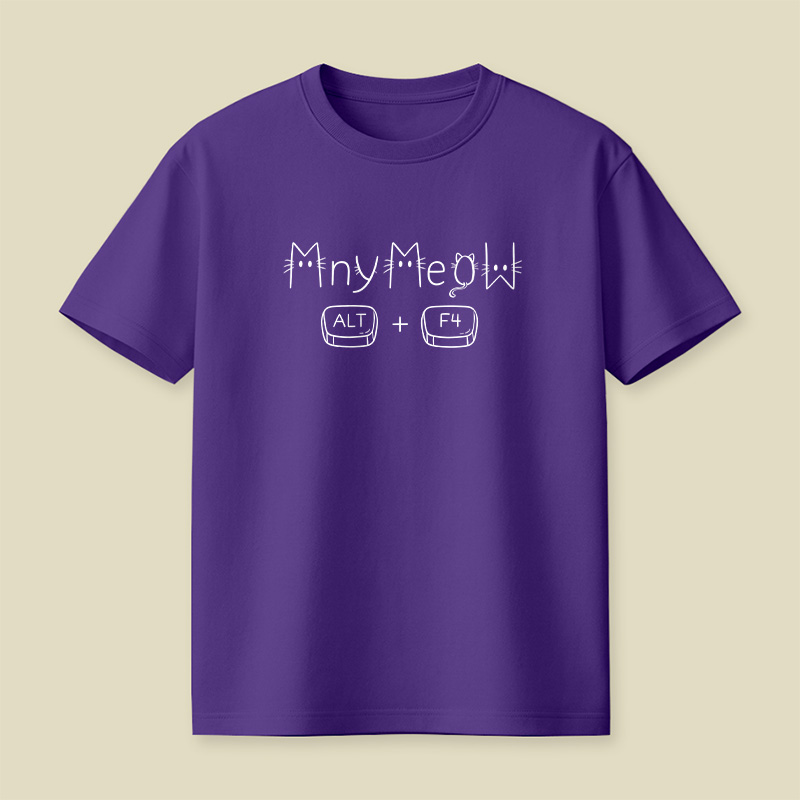 Coder Cat Pun Playful T-Shirt