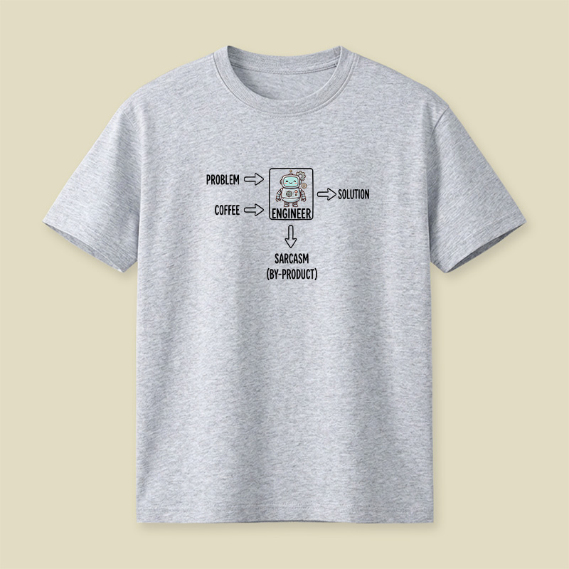 Engineer Coffee And Sarcasm Playful T-Shirt