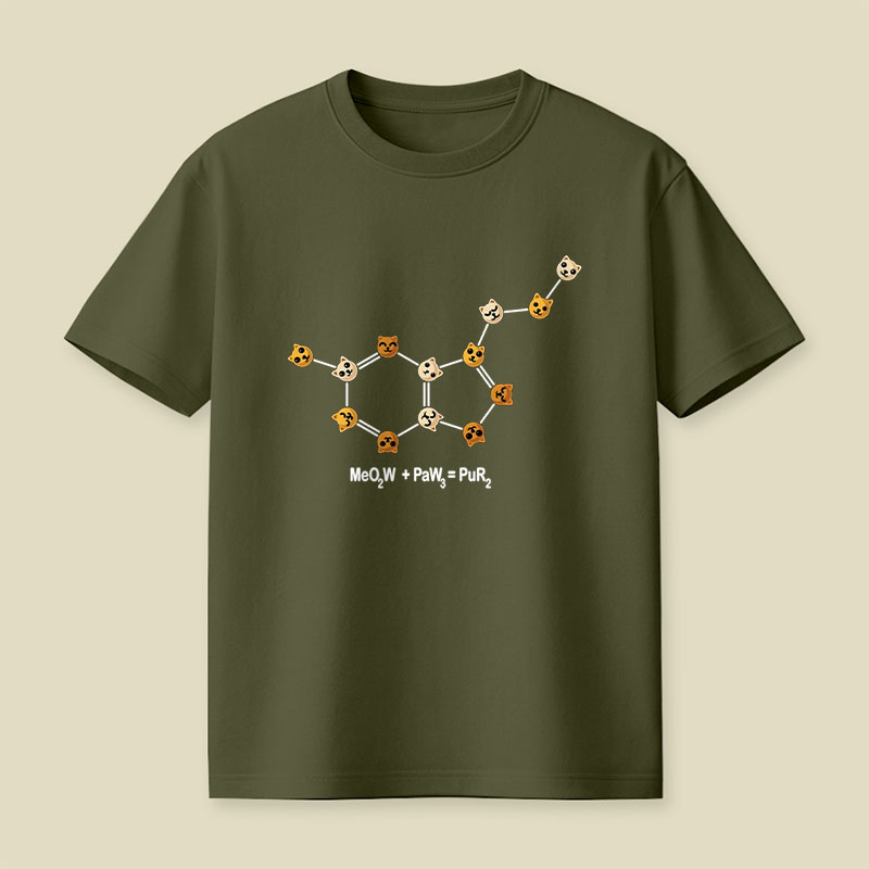 Happiness Meowlecule Playful T-Shirt