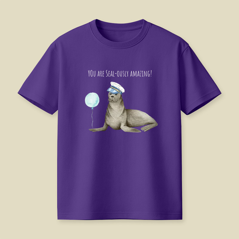 Sealously Amazing Sea Animal Pun Playful T-Shirt
