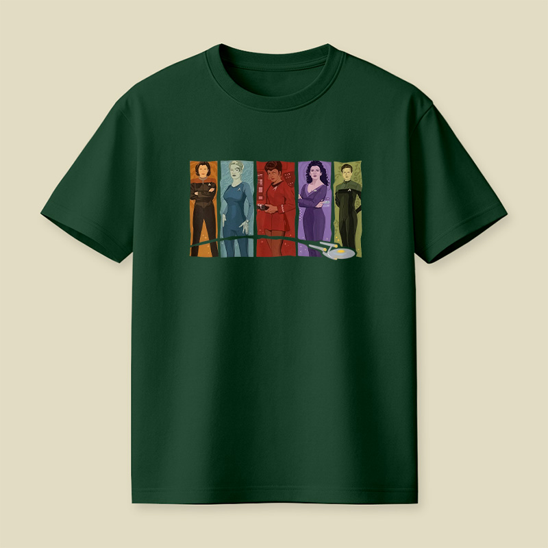 Legendary Space Heroines Playful T-Shirt