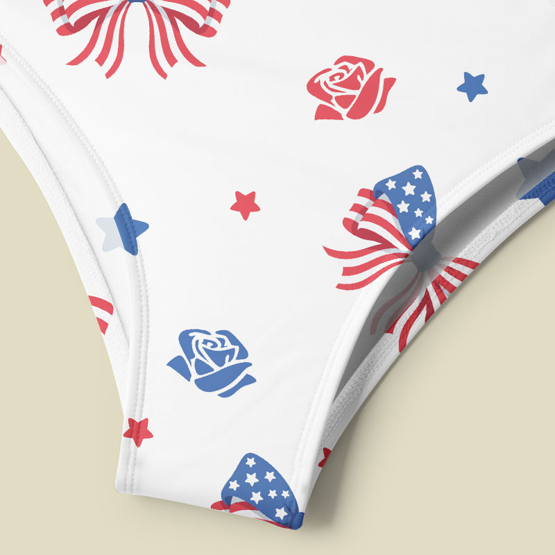 American Bow Tummy Control One Piece Swimsuit