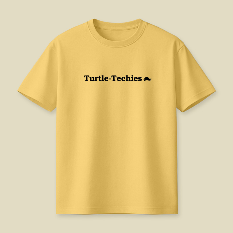 Turtle Techies Minimalist Playful T-Shirt