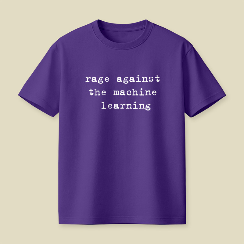Machine Learning Rock Pun Playful T-Shirt