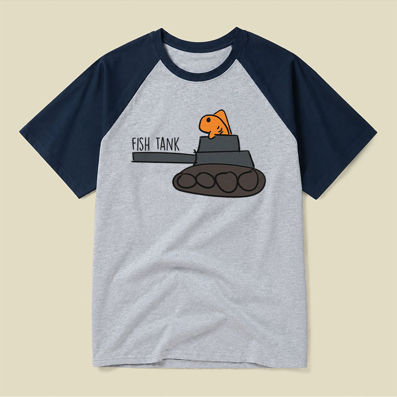 Fish Tank Raglan T-shirt