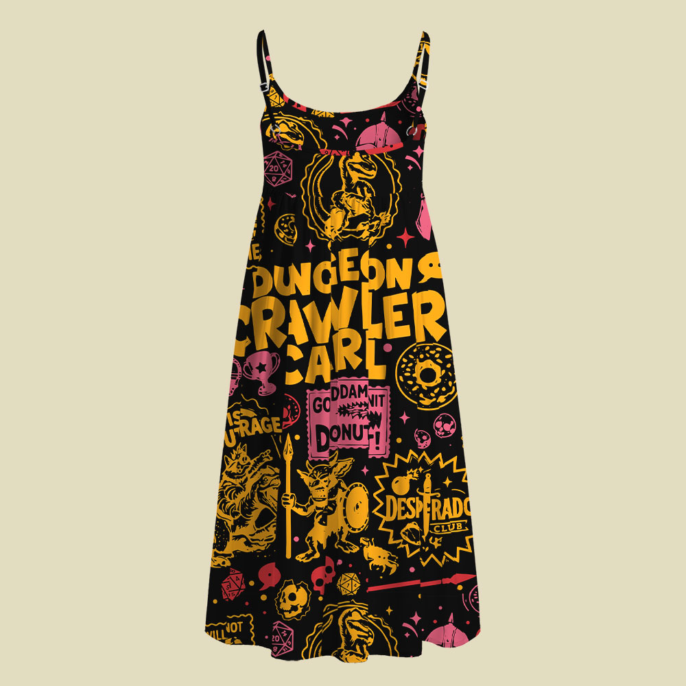 Dungeon Crawler Chaos Camisole Midi Dress